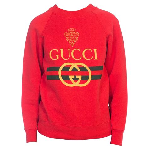 red gucci sweatshirt|Gucci sweatshirt for women.